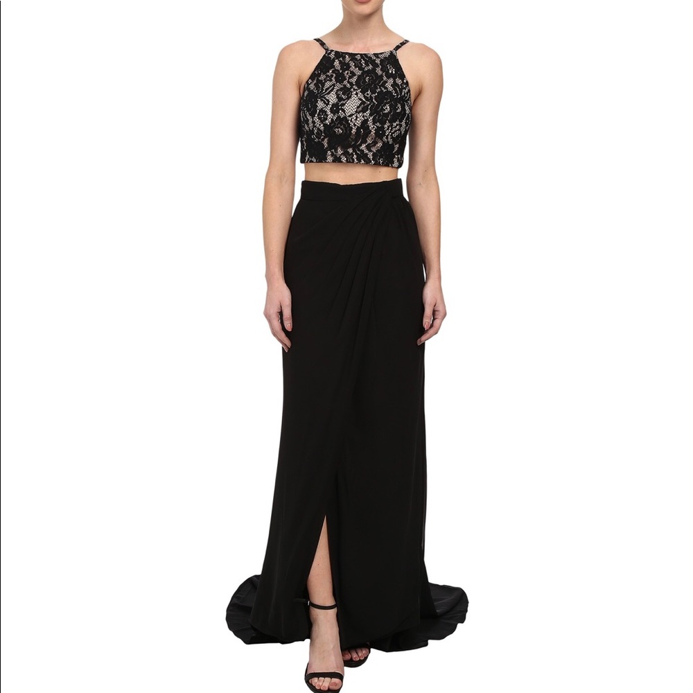 Aidan by Aidan Mattox two piece gown